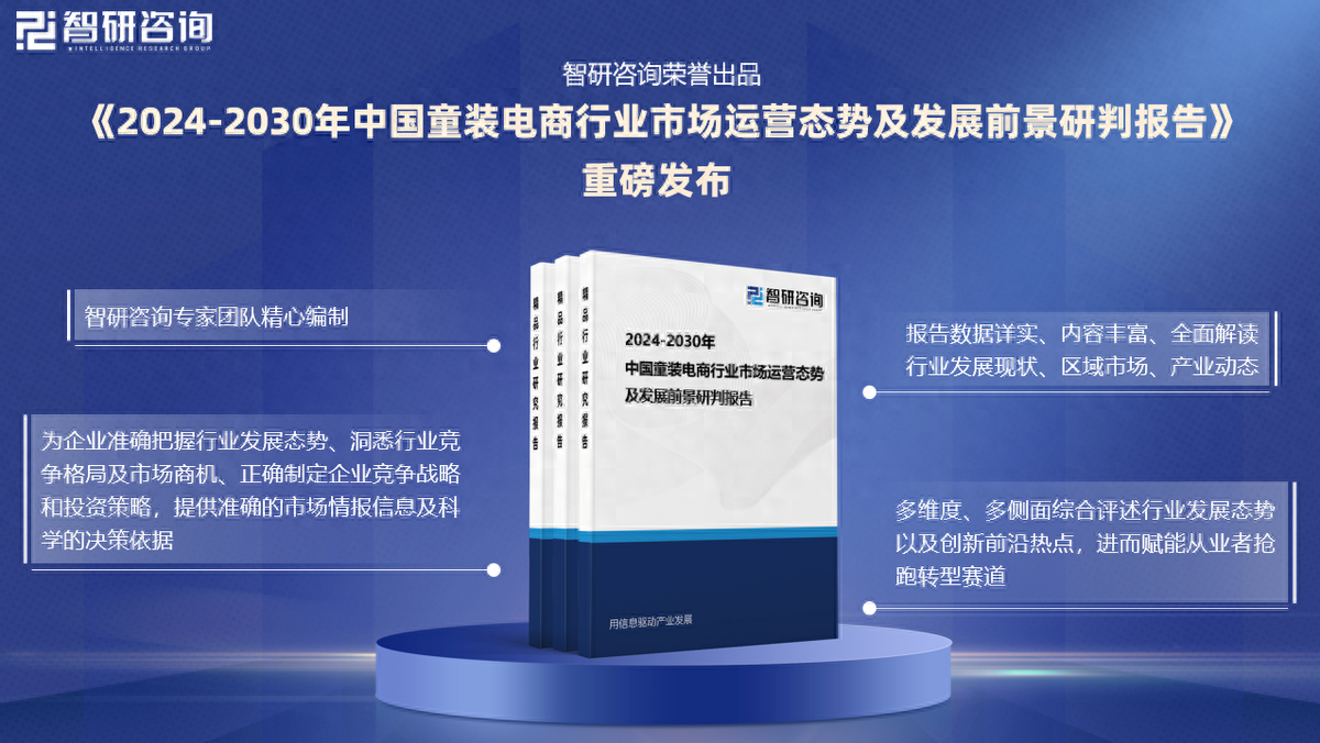 智研咨询发布：2024年中国童装电商行业市场深度分析报告